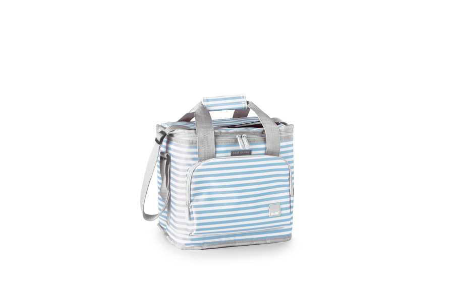 cafetera italiana toscana azul y madera 3/6 con reductor